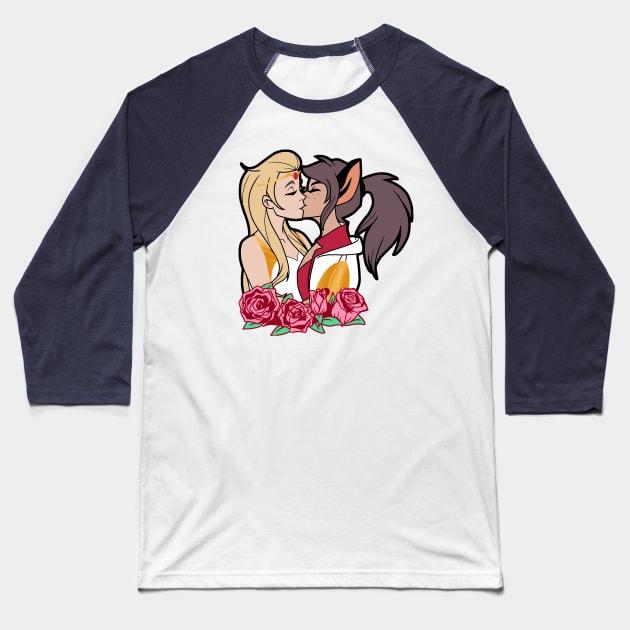 Catradora Baseball T-Shirt by SophieScruggs